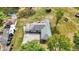 Aerial view of house, detached garage, RV, and large backyard at 3688 Lisa Ln, Plainfield, IN 46168