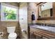 Bathroom features granite countertop and tile flooring at 3688 Lisa Ln, Plainfield, IN 46168