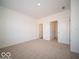 Bright bedroom with carpet, double closets and ensuite bathroom at 6272 Wasco Dr, Whitestown, IN 46075