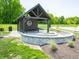 Community pavilion with firepit and seating area at 6272 Wasco Dr, Whitestown, IN 46075