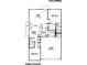 First floor features 2 bedrooms, 2 baths, and a 2-car garage at 6272 Wasco Dr, Whitestown, IN 46075