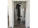 Interior view of a closet with water heater and HVAC system at 525 Schmitt Rd, Indianapolis, IN 46239