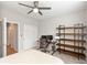 Bright bedroom with a double door closet and built-in shelving at 750 Keck Way, Westfield, IN 46074