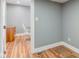 Small office with wood desk and chair, hardwood floors at 1131 S East St, Lebanon, IN 46052