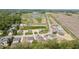 Aerial view of new homes and community at 7888 Magnolia St, New Palestine, IN 46163