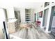 Elegant hallway with wood floors and built-in shelving at 4270 Victoria Ln, Avon, IN 46123