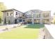 Modern home with a large backyard, featuring a patio and landscaping at 4270 Victoria Ln, Avon, IN 46123