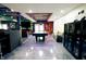 Finished basement with a pool table, bar area, and unique decor at 4270 Victoria Ln, Avon, IN 46123