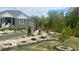 Landscaped yard with a walkway and various plants at 4270 Victoria Ln, Avon, IN 46123