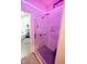 Modern glass shower with LED lighting and built-in shelving at 4270 Victoria Ln, Avon, IN 46123