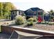 Modern home with a large backyard, featuring a patio and landscaping at 4270 Victoria Ln, Avon, IN 46123