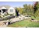 Modern home exterior with professionally landscaped yard at 4270 Victoria Ln, Avon, IN 46123