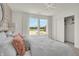 Bedroom with a view, window, and walk-in closet at 2028 Foothill Dr, Greenfield, IN 46140