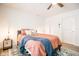 Relaxing bedroom with a queen-size bed and access to closets at 1431 Coen Ct, Columbus, IN 47201