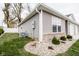 Gray siding, brick accents, and landscaping at 1431 Coen Ct, Columbus, IN 47201