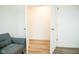 Bright office features a desk, chair, and large window at 1431 Coen Ct, Columbus, IN 47201