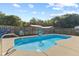 Enjoy this refreshing pool with a view of the surrounding landscape at 4525 S Deck Rd, Gosport, IN 47433