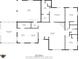 1844 sq ft floor plan; features 3 bedrooms, 2 bathrooms, living room, dining area, kitchen, garage, and screened porch at 4525 S Deck Rd, Gosport, IN 47433