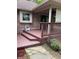 Back deck with steps leading to the yard at 466 Sycamore Ridge Ct, Avon, IN 46123