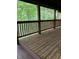 Wooden deck overlooking a lush green forest at 466 Sycamore Ridge Ct, Avon, IN 46123