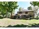Two story house with large deck and basketball hoop at 5826 Winding Way Ln, Indianapolis, IN 46220