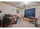 Home office featuring a desk, chair, and sewing machine at 1061 Saint Paul St, Shelbyville, IN 46176