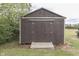 Wooden shed with double doors and ramp at 5391 Neff Ln, Mooresville, IN 46158