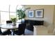 Charming breakfast nook with a round table, window views, and black chairs at 10781 Cedar Ridge Ln, Brownsburg, IN 46278