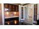 Home office with built-in cabinetry and granite countertop at 10781 Cedar Ridge Ln, Brownsburg, IN 46278