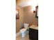 Basement bathroom with granite vanity and updated fixtures at 10781 Cedar Ridge Ln, Brownsburg, IN 46278