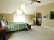 Bedroom with vaulted ceilings, large windows, and sitting area at 10781 Cedar Ridge Ln, Brownsburg, IN 46278