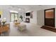 Bright living room featuring a fireplace, and sliding glass doors at 9263 Golden Oaks W, Indianapolis, IN 46260