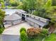 Unique lakefront home with circular design and attached garage at 4161 S Summit Ln, Columbus, IN 47201