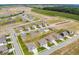 Aerial view of new homes and community amenities at 1537 Hanover St, Danville, IN 46122