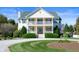 Two story house with wrap around porch, and manicured landscaping at 4176 N 625 W, Bargersville, IN 46106
