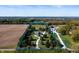 Aerial view of property and acreage at 4176 N 625 W, Bargersville, IN 46106