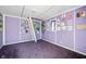 Purple studio with ladder to loft and wall art at 4176 N 625 W, Bargersville, IN 46106