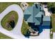 Overhead view of home and circular drive at 4176 N 625 W, Bargersville, IN 46106