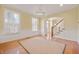 Elegant dining room featuring hardwood floors and a chandelier at 4176 N 625 W, Bargersville, IN 46106