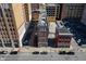 Aerial view of a building in the city among other buildings and parking lots at 111 S Meridian St # 2, Indianapolis, IN 46225