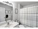 Clean bathroom with shower/tub and white vanity at 6517 Emerald Hill Ct # Apt 312, Indianapolis, IN 46237