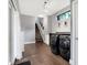 Convenient laundry room with washer, dryer, and extra storage at 6129 Crittenden Ave, Indianapolis, IN 46220