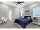 Bright bedroom featuring a comfortable bed and ample natural light at 515 Orange St, Indianapolis, IN 46203