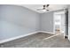 Bright bedroom with access to another room at 515 Orange St, Indianapolis, IN 46203