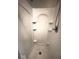 Simple shower stall with built-in shelves at 712 W Queen St, Muncie, IN 47303