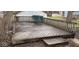 Wooden deck with chevron pattern and railing at 712 W Queen St, Muncie, IN 47303
