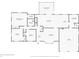 One-story home floor plan featuring 3 bedrooms, 3 bathrooms, a Gathering room, living room, kitchen, and garage at 3226 W 46Th St, Indianapolis, IN 46228