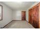 Bedroom with carpeted floor and sliding door closet at 2682 E 150 S, Anderson, IN 46017