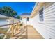 Newly built wooden deck and backyard at 2682 E 150 S, Anderson, IN 46017