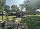 Brick patio with gazebo and seating area at 4434 E 46Th St, Indianapolis, IN 46226